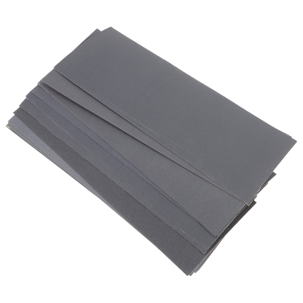 12 Pieces Waterproof Abrasive Sandpaper Sheets Assorted Grit For Wood Work
