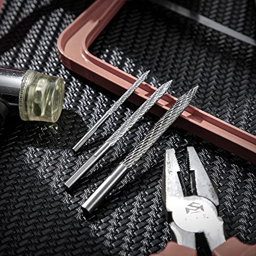 Pack Tire Reamer Drill Bit Multi Sizes Tire Repair Carbide Burr 3,4.5,6 mm 3