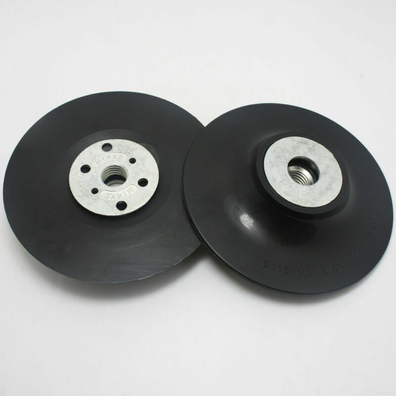 115mm M14 Thread Plastic Backing Pad For 4 1/2″ Angle Grinder Sander Fibre Disc