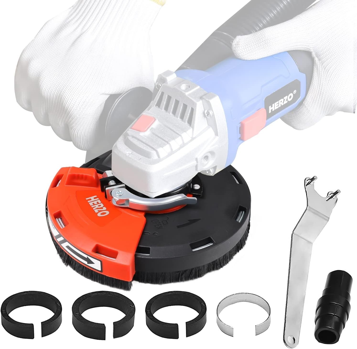 Dust Shroud for Angle Grinder 4/4.5/5 Inch Universal Surface Grinding Shroud