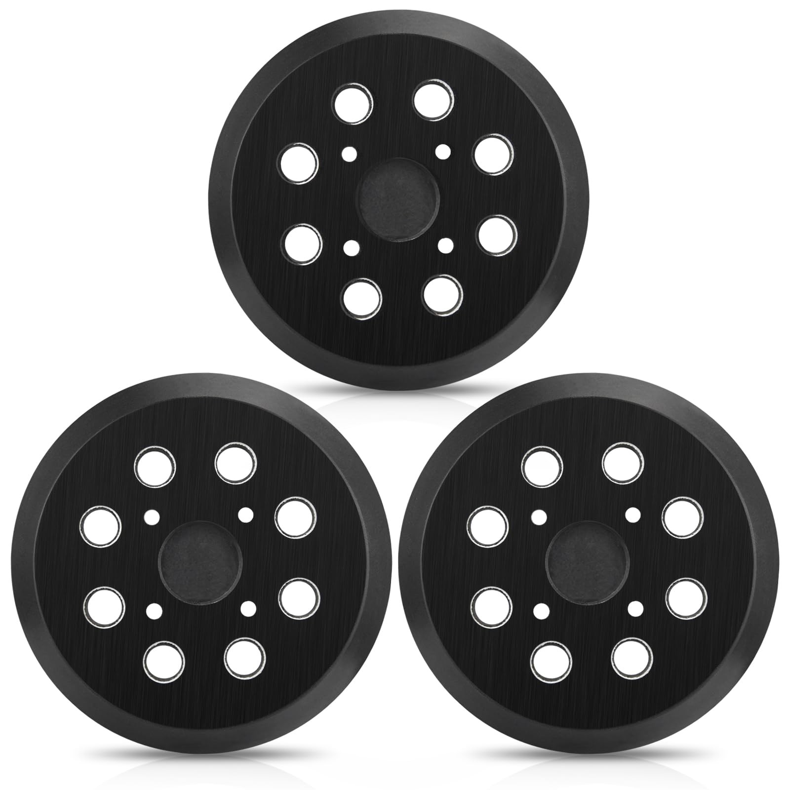 5 Inch Orbital Sander Pads 8 Hole Hook Loop Replacement for Ridgid Ryobi Milwauk