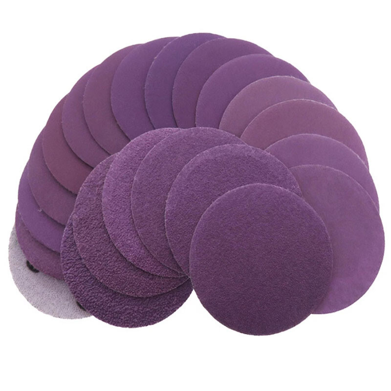 2 Inch 50mm Wet and Dry Sanding Discs Sandpaper Hook and Loop Pads 60-10000 Grit