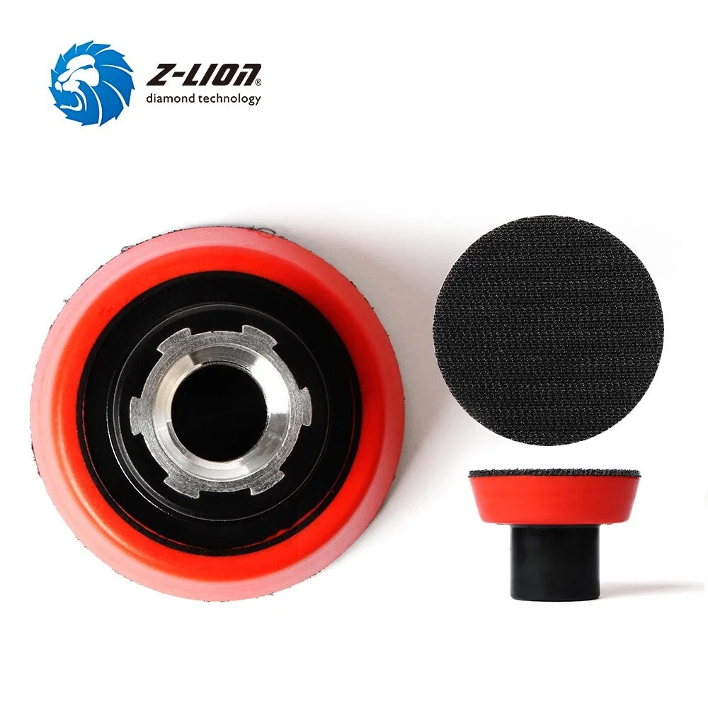 2″Backing Plate M14 5/8-11 Thread Hook & Loop Sponge Backer Pad For Car Polisher