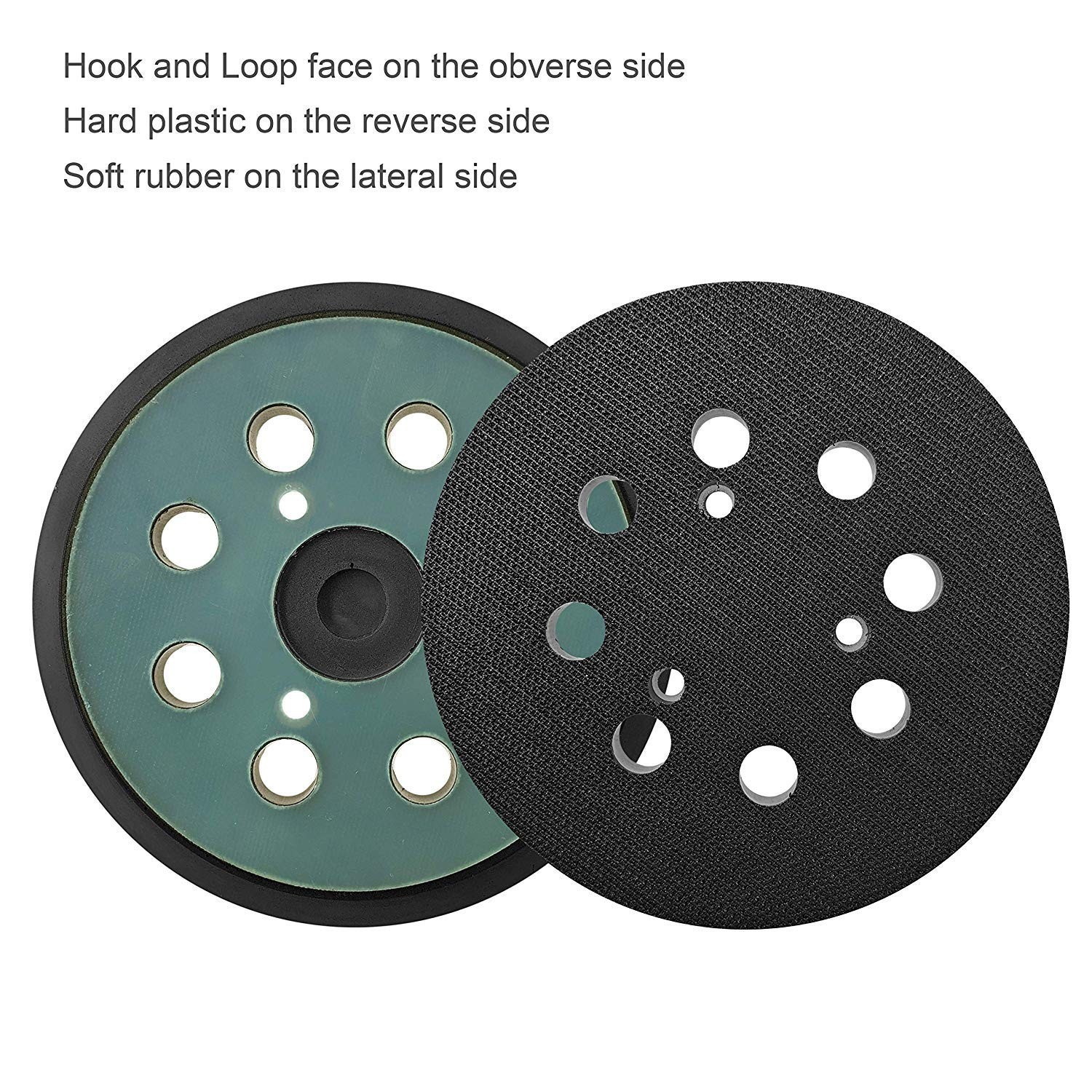 5″ Hook and Loop Replacement Sander Pad, Compatible with Porter Cable Models