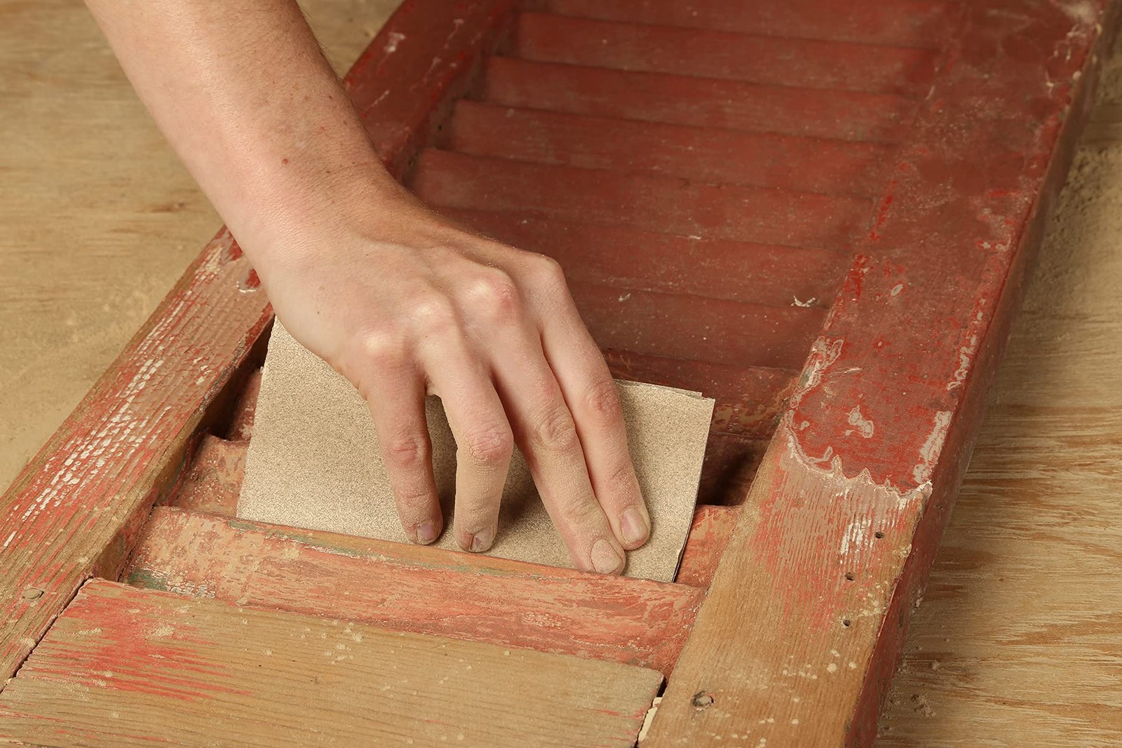 180 Grit Brown Sandpaper Sheets 25 Count Aluminum Oxide for Wood Metal and More