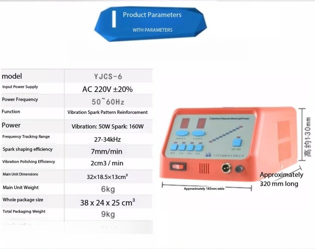 YJCS-6 Ultrasonic Mold Polishing Machine Buffing Machine Sandblasting Machine