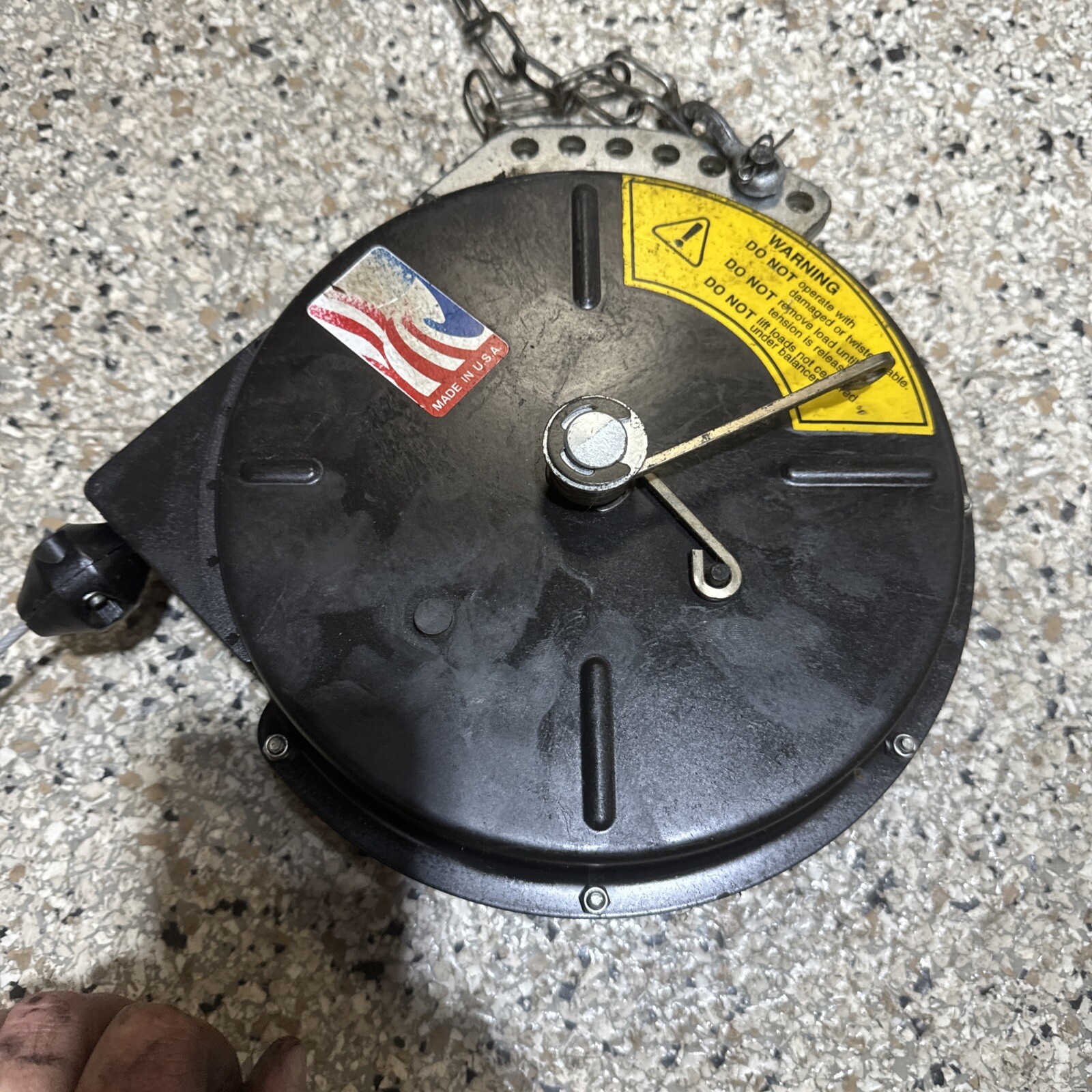 Hubbell USA 10-15 Lb Tool Balancer Suspension Retractor BG-15 (8.0 Ft Length)