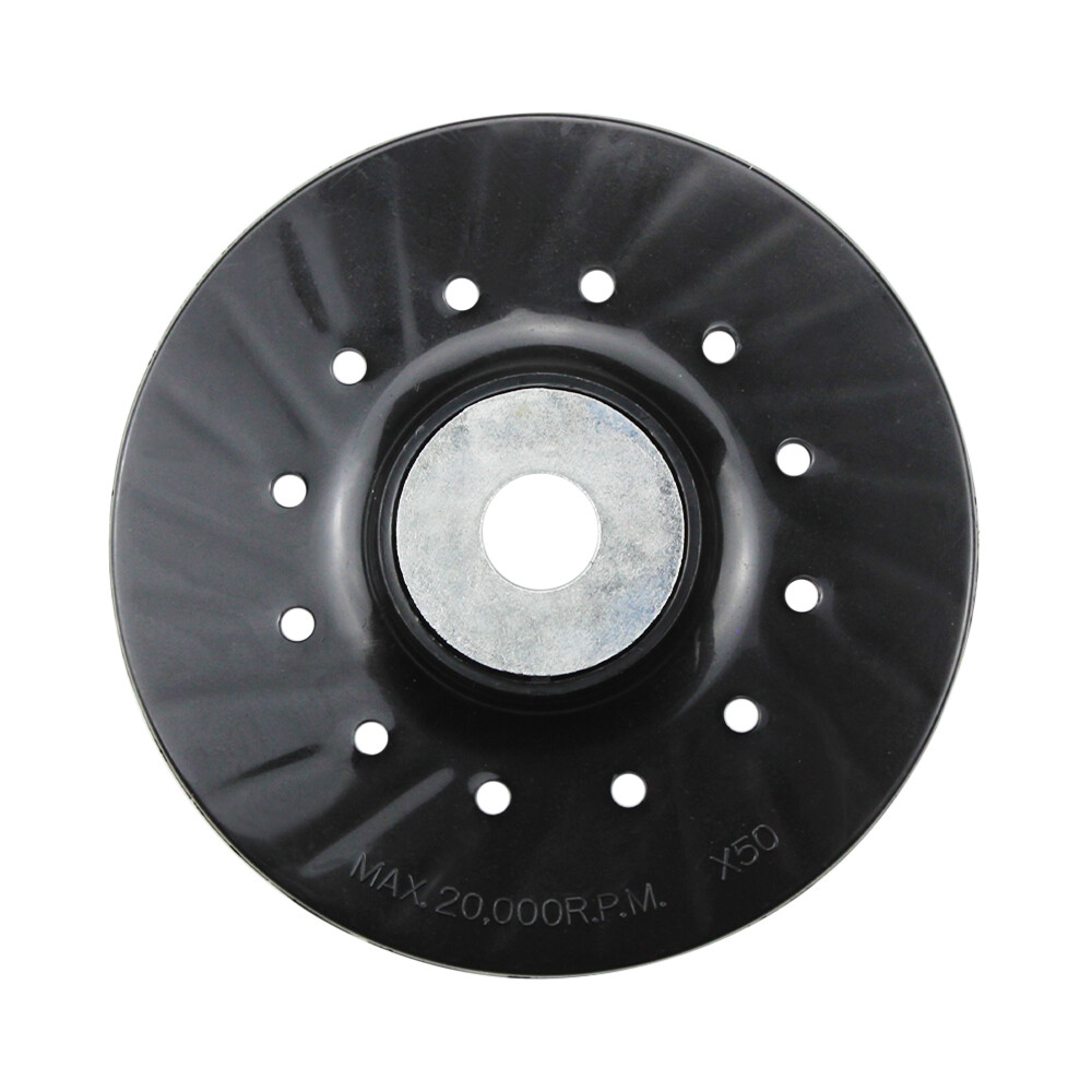 5″ x 5/8″-11 Resin Fiber Disc Backing Pad with Lock Nut for Angle Grinder