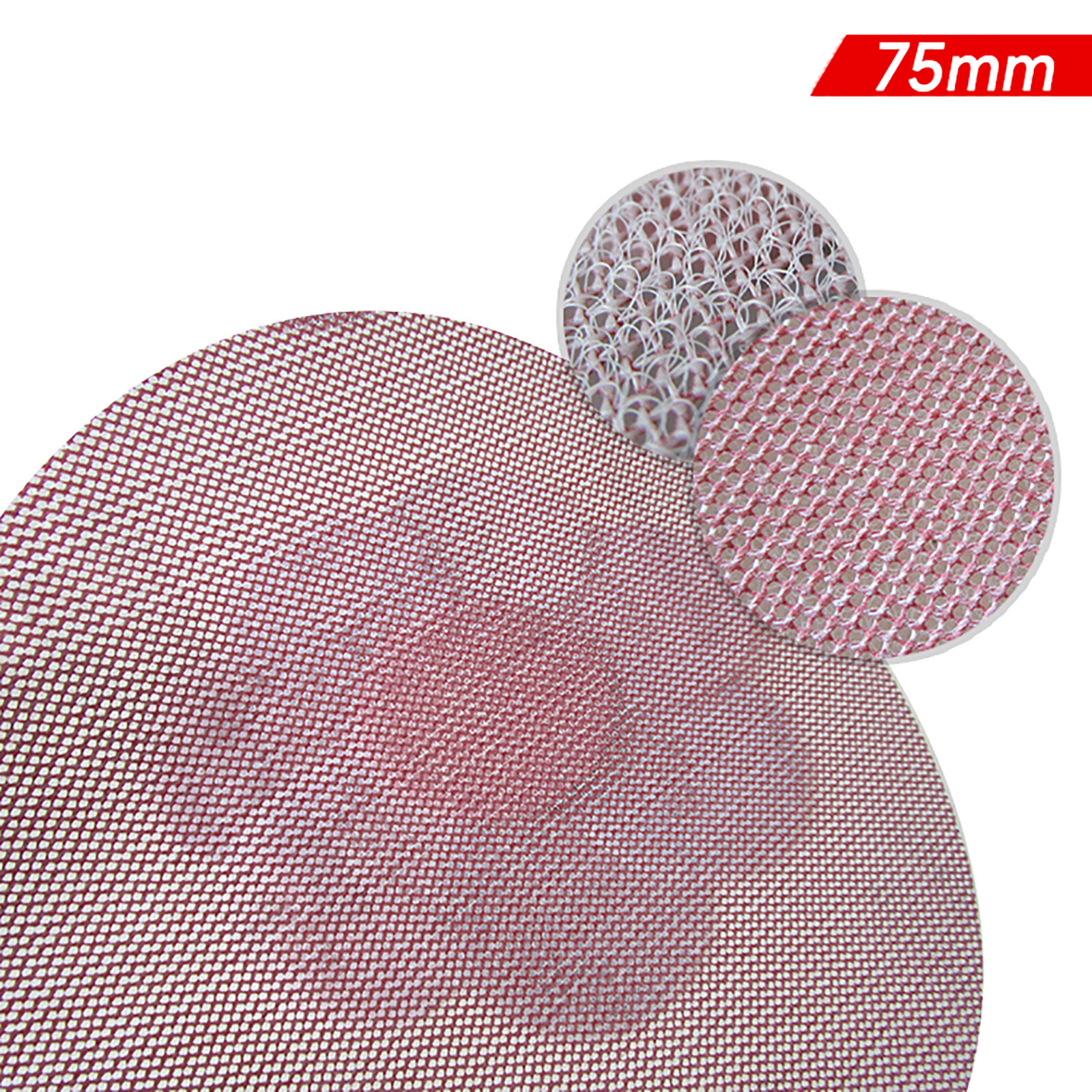 75mm 3” Dust-Free Sanding Discs Hook and Loop Mesh Sand Paper Pads P80 – P1000