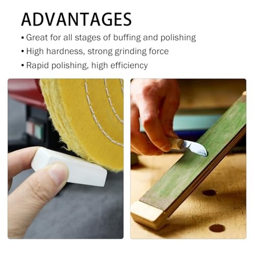 Mini Buffing Polishing Cutting 4 Oz. – Green Fine/White Medium/Red Coarse 3