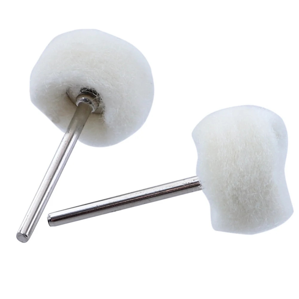 10Pcs 3mm Shank Mini Grinding Sanding Head Abrasive Disc Felt Buffing Whee – NEW