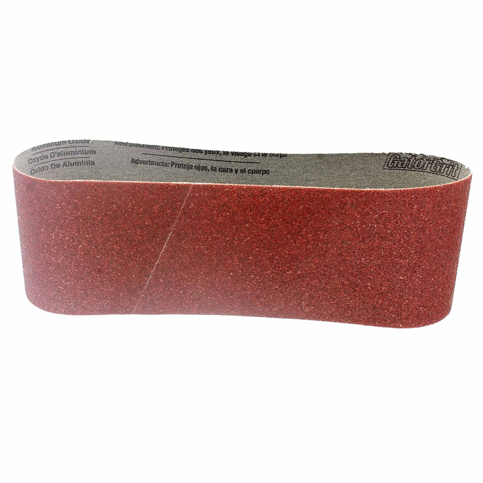 Gator 3 x 18 Red Resin Aluminum Oxide Sanding Belts, 80 Grit, 5 Pack