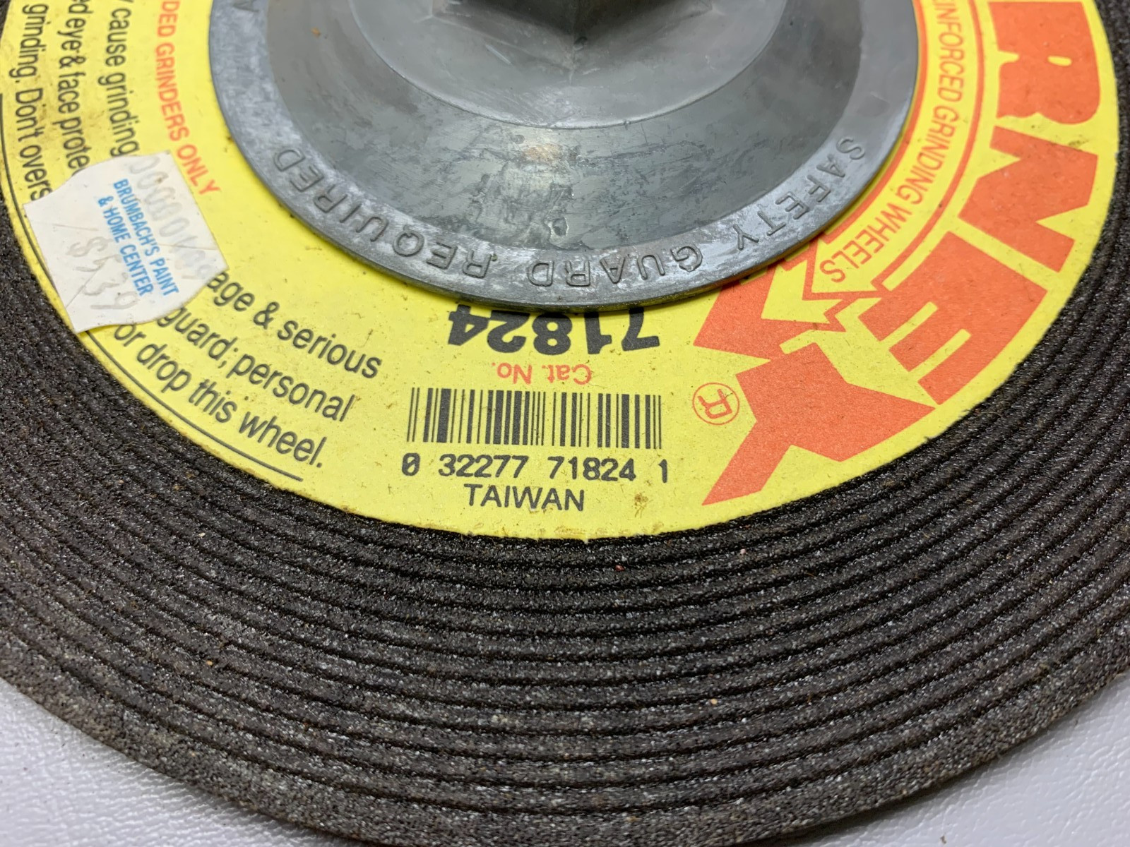 Forney 7″ x 1/4″ x 5/8-11 NC 8500 Max RPM Metal Grinding Wheel 71824- Lot Of 3