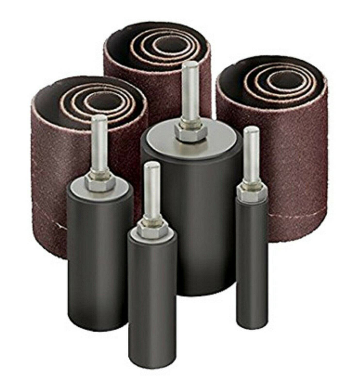 16pc 2″ LONG Sanding Drum & Sleeves Set Kit – Fits Drill Press Spindle Sander