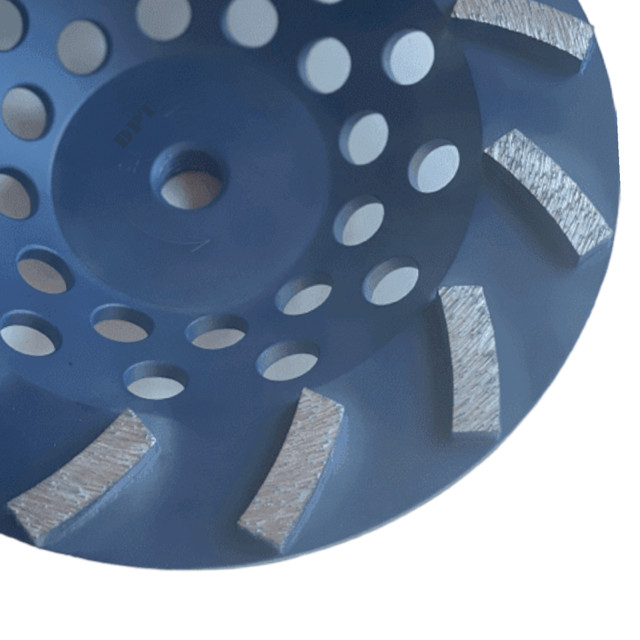 7″ Cup Wheels Blade for Grinding Concrete Masonry Stone 5/8″-11 Threaded 12 Segs