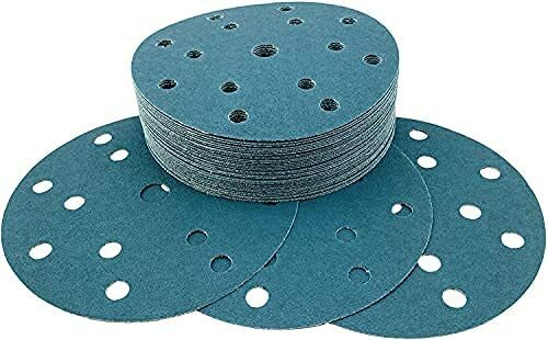 Starcke Premium 6 Inch 15 Hole Hook and Loop Grip Sanding Discs