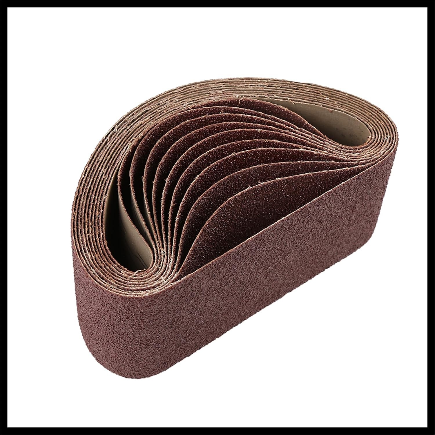 10 Aluminum Oxide Sanding Belts 40 Grit 3″x18″ – Anti-Clogging & Heat Resistant
