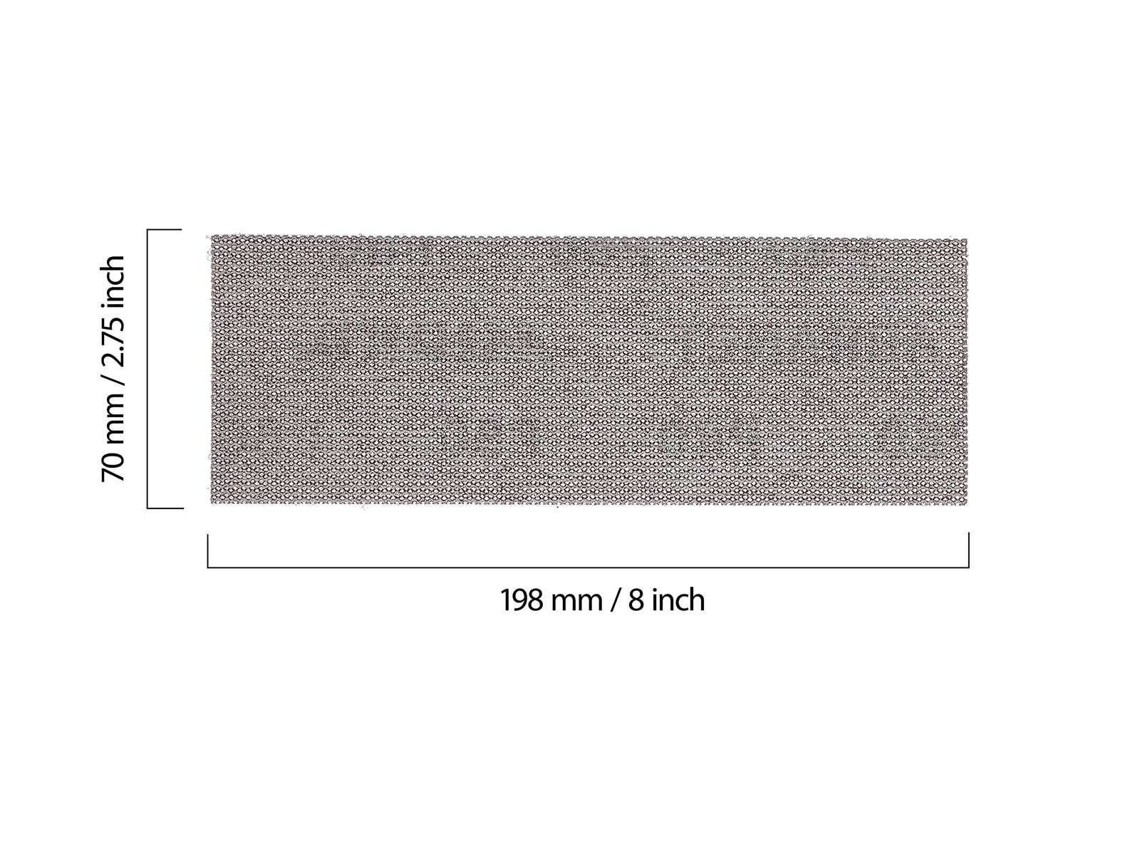 Mirka Abranet Net Sheets Sandpaper 2.75 x 8 inch Grit 180 10 pcs