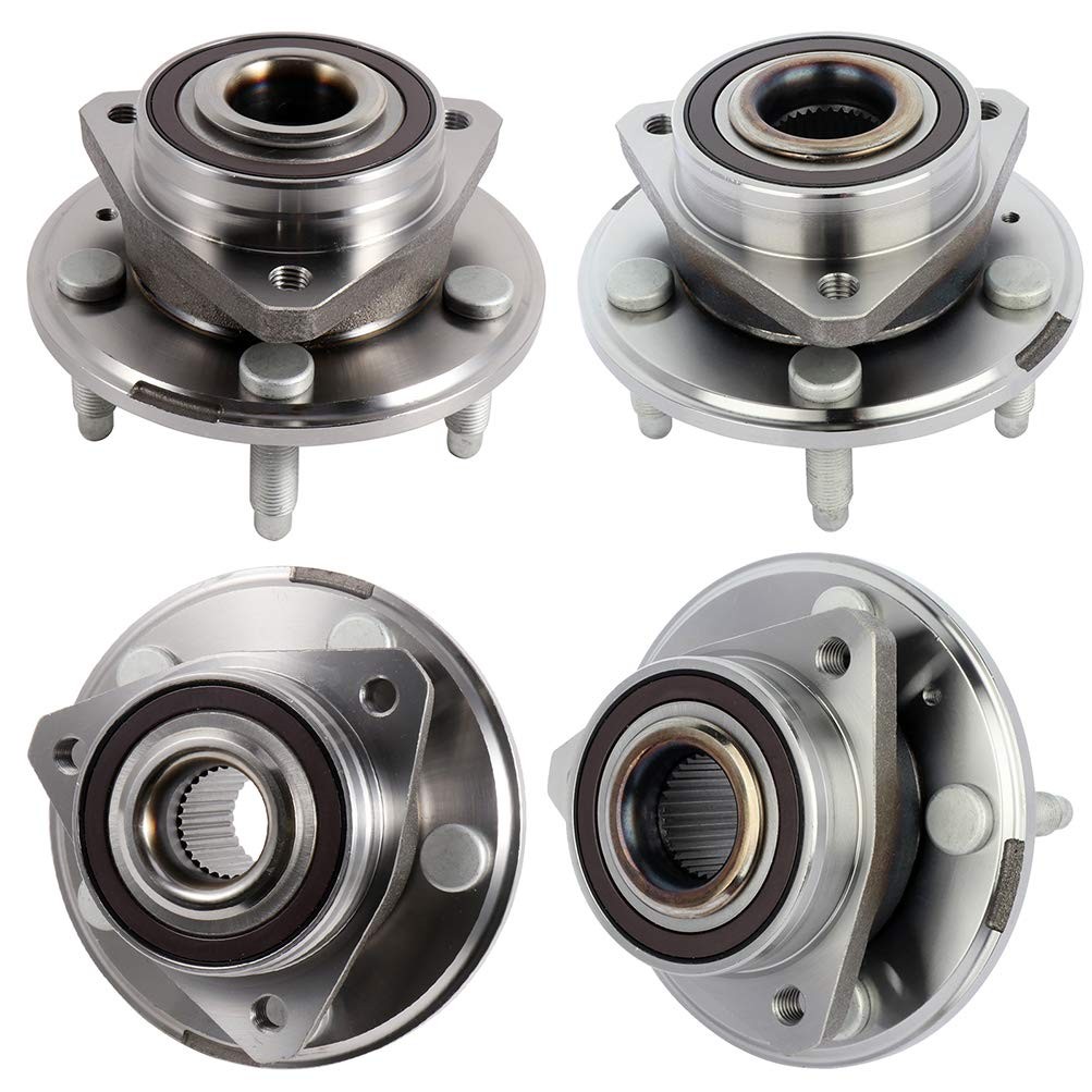 513282-P 4PC Front&Rear Wheel Hub Bearing for 2010-2015 Camaro 3.6L 6.2L