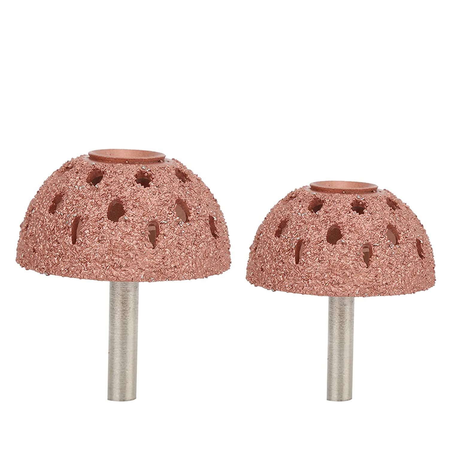 2Pcs Tungsten Carbide Buffing Wheels of Different Sizes, Tungsten Steel Bowl Ty