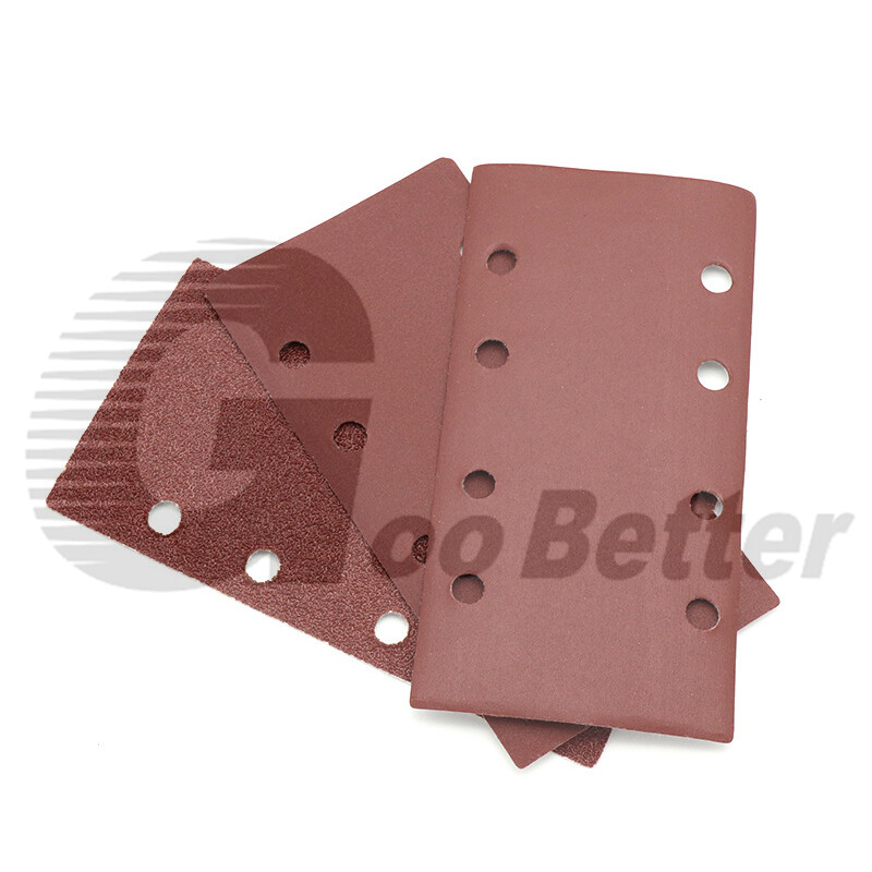 Hook and Loop 1/3 Punched Sanding Sheets 93 x 185mm Sandpaper Pads 40-800 Grit