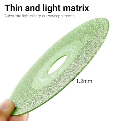 LOZLINPCS 4.5″(115 * 22.23mm) Diamond Grinding & Cutting Discs – Flat Angle 10