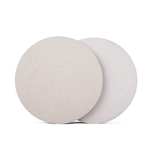 5 Inch Wool Felt Polishing Pads Buffing Wheel for Car Glass 5 inch-2pcs