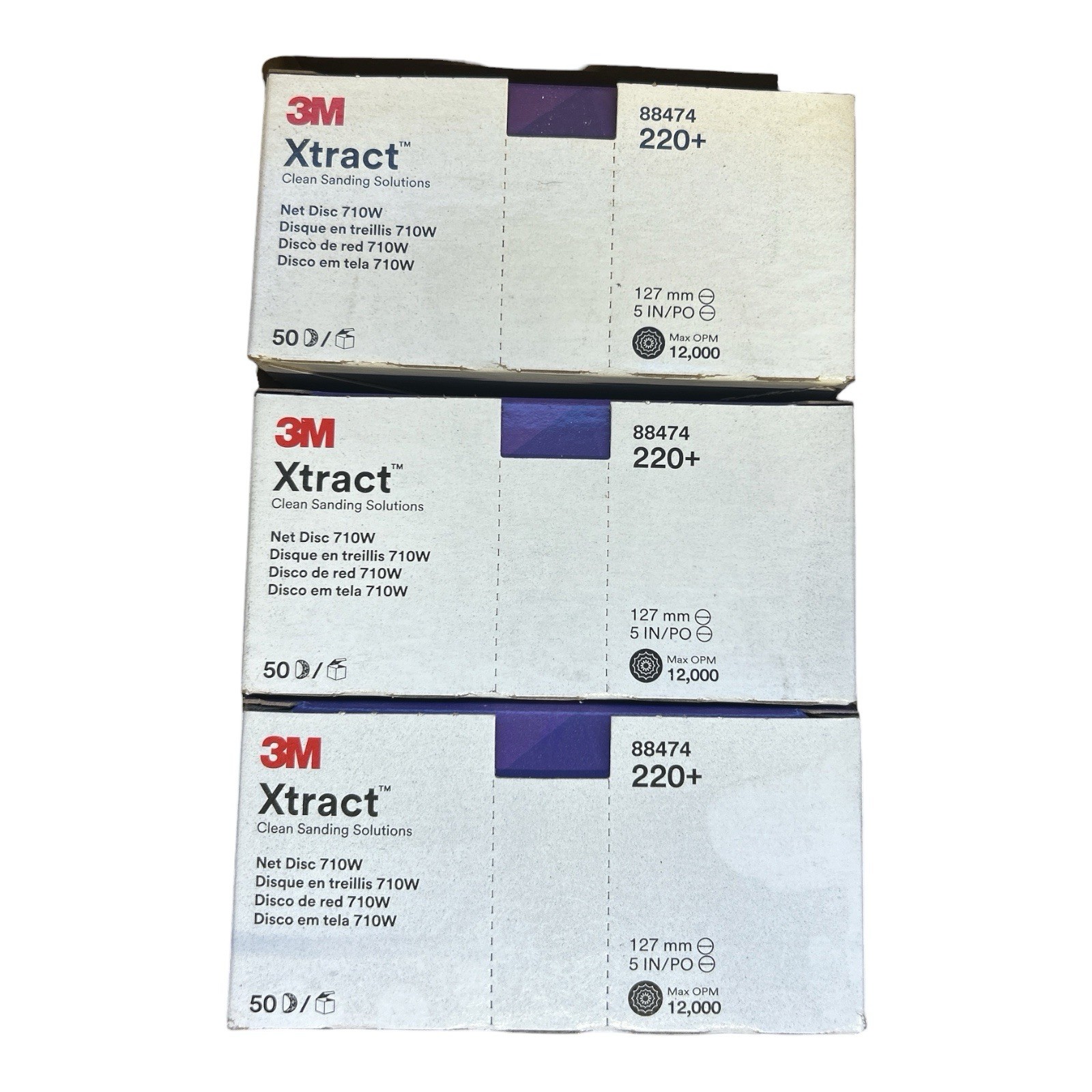 638060-88474 3M Xtract™ Cubitron™ II Net Disc 710W 220+ 5 in 3pk