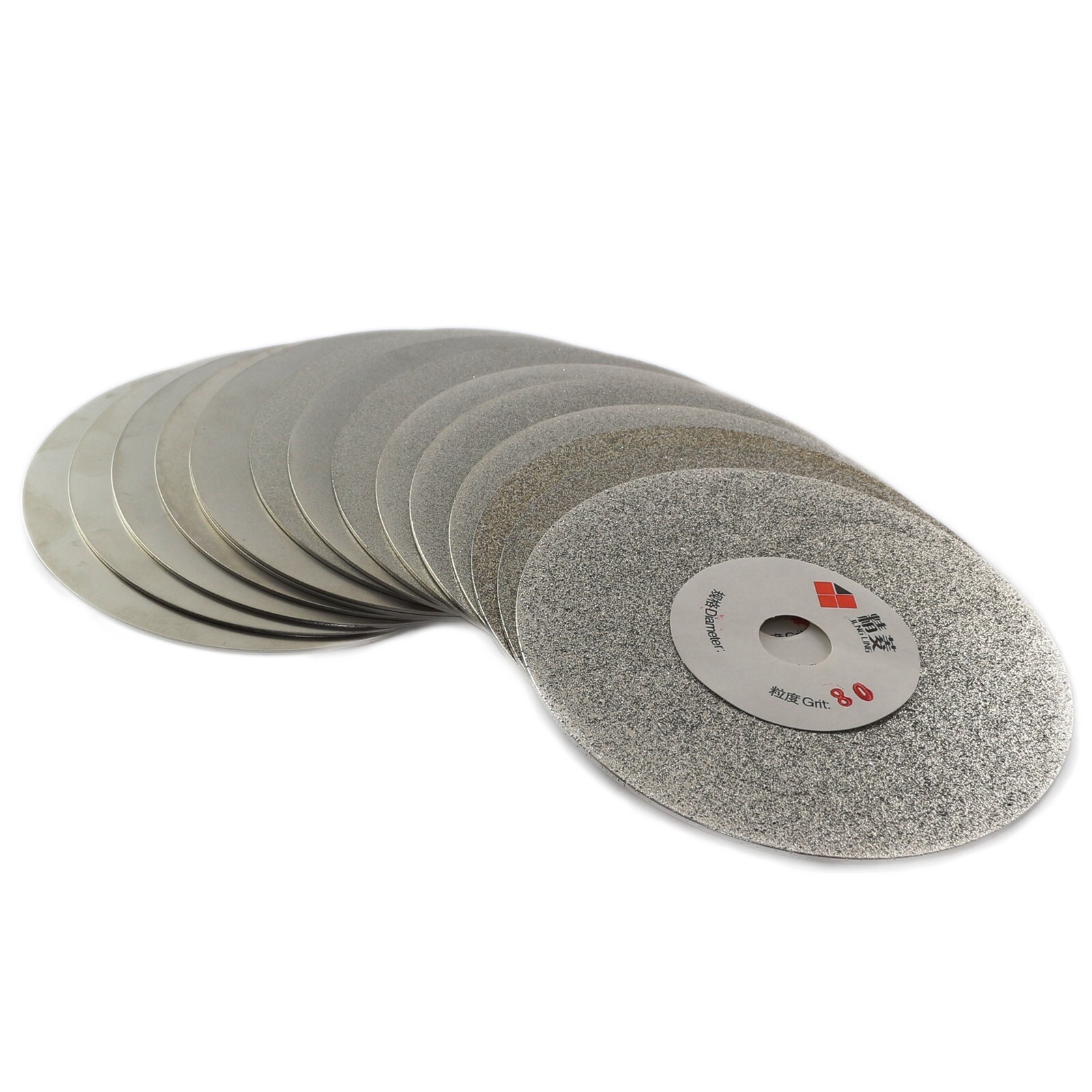 5″ inch 125mm Grit 80 Diamond Grinding Discs Coated Flat Lap Disk for Grinder
