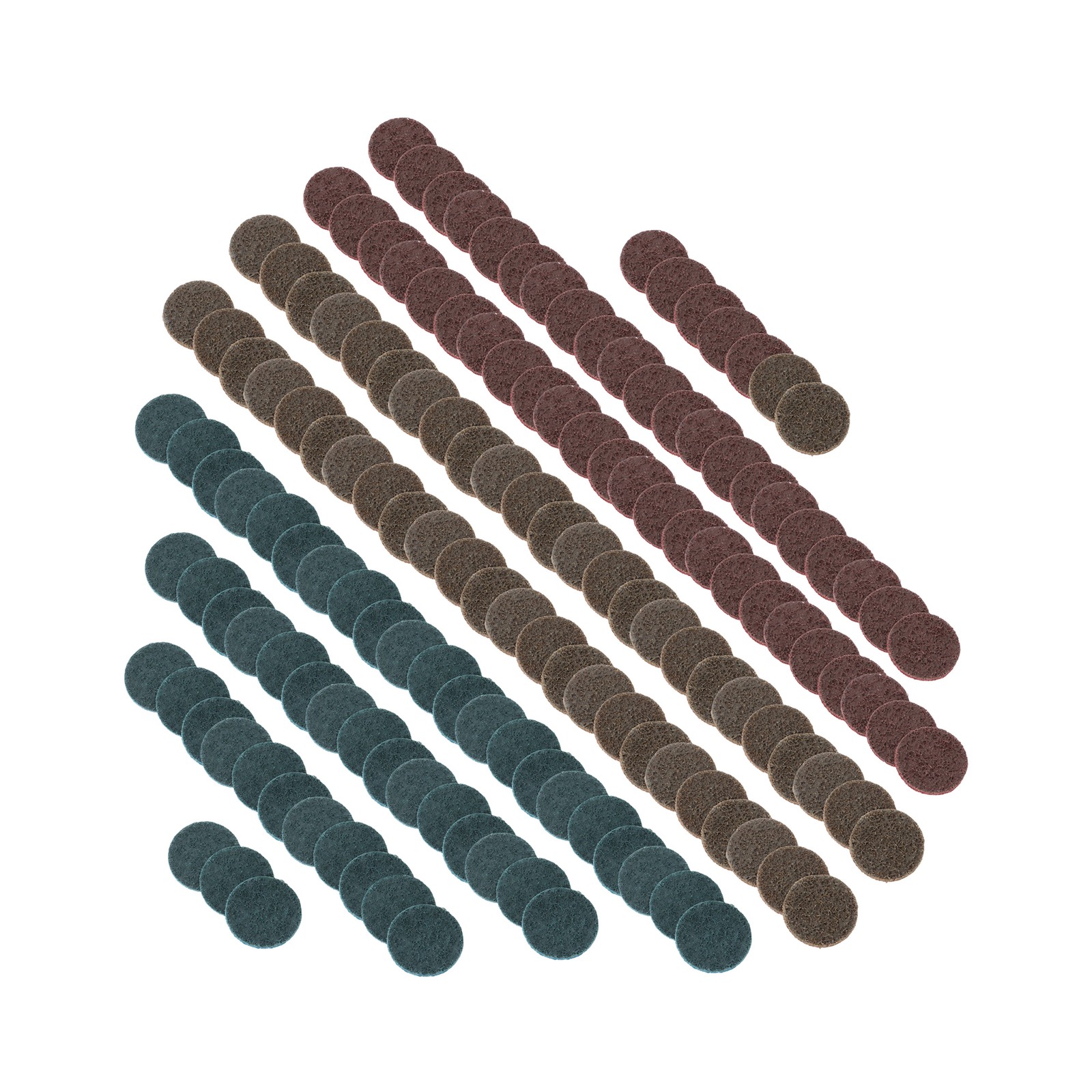 2 Inch Fine Medium and Coarse Quick Change Torque Sanding Discs Set – 150 Pack