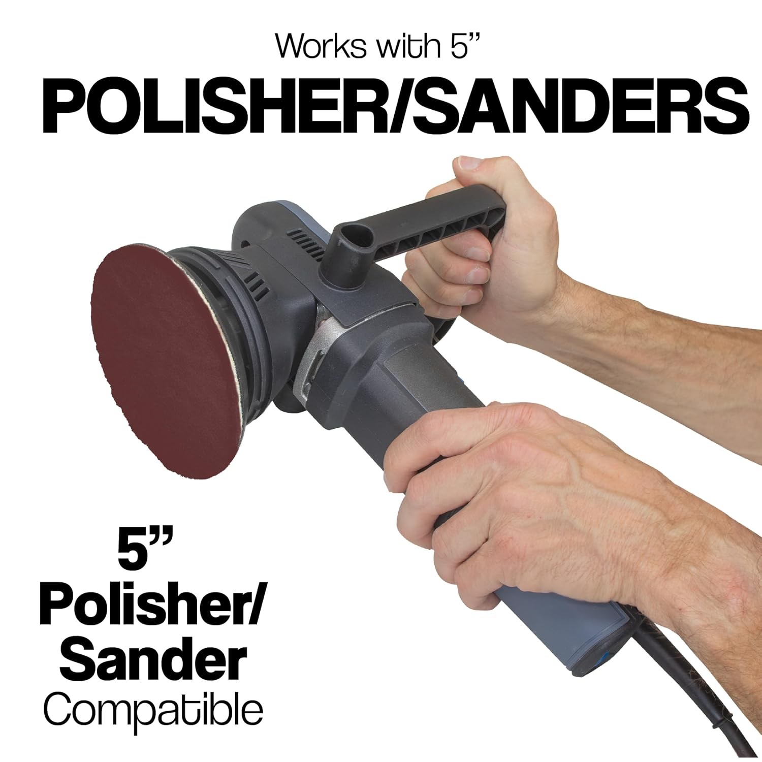 5 inch Round Hook and Loop Abrasive Sanding Discs Wood Polish Sanding Pads