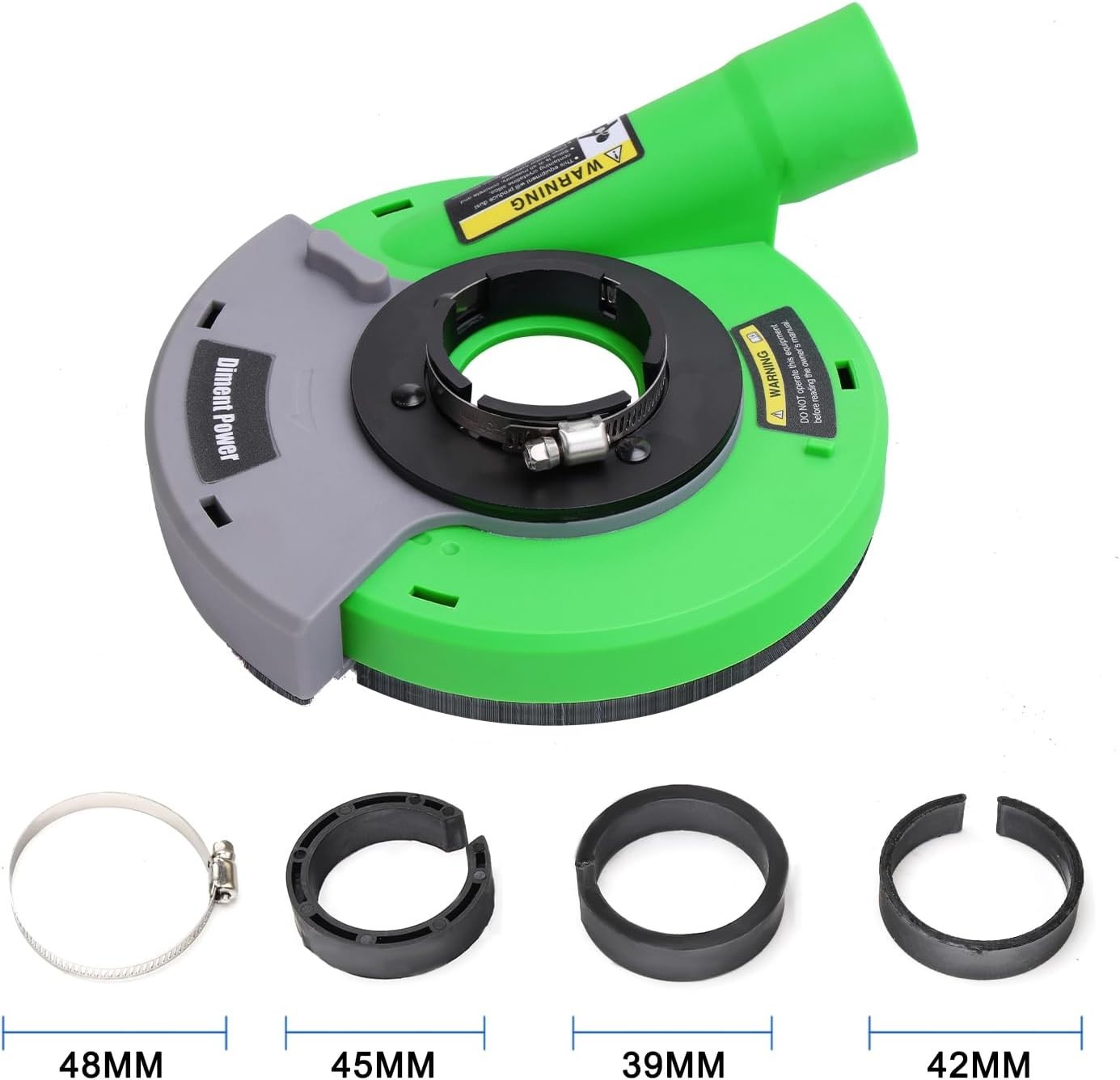5 Inch Universal Dust Shroud for Angle Grinders, Compatible with Many Brands