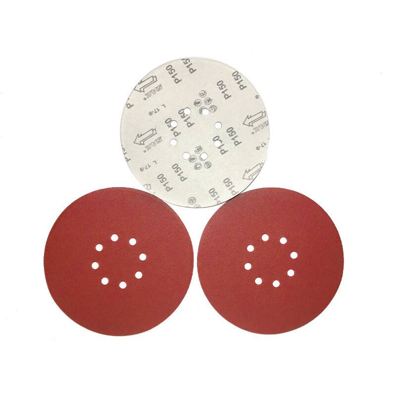 9″ 225mm 8 Hole Sanding Discs Hook & Loop Sandpaper Pads Orbital 40-2000 Grit