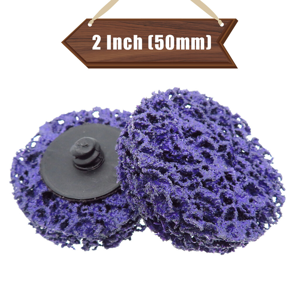 2 Inch 50mm Purple Diamond Sanding Discs Roll Lock Grinding Disc Polishing Wheel