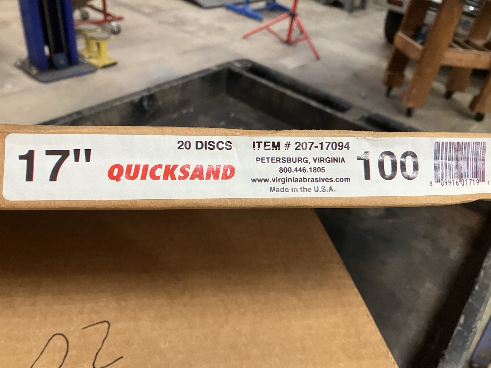 Quicksand Floor Sanding Discs 17” 100 Grit 20 Pack 20 Hardwood Floor 207-17994