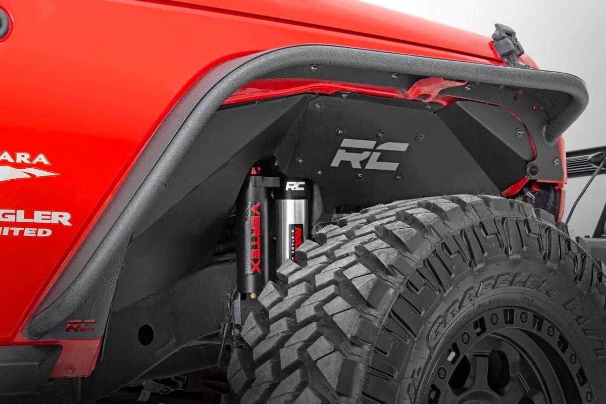 Rough Country Front Vertex Inner Fenders for 2007-2018 Jeep Wrangler JK – 1195V