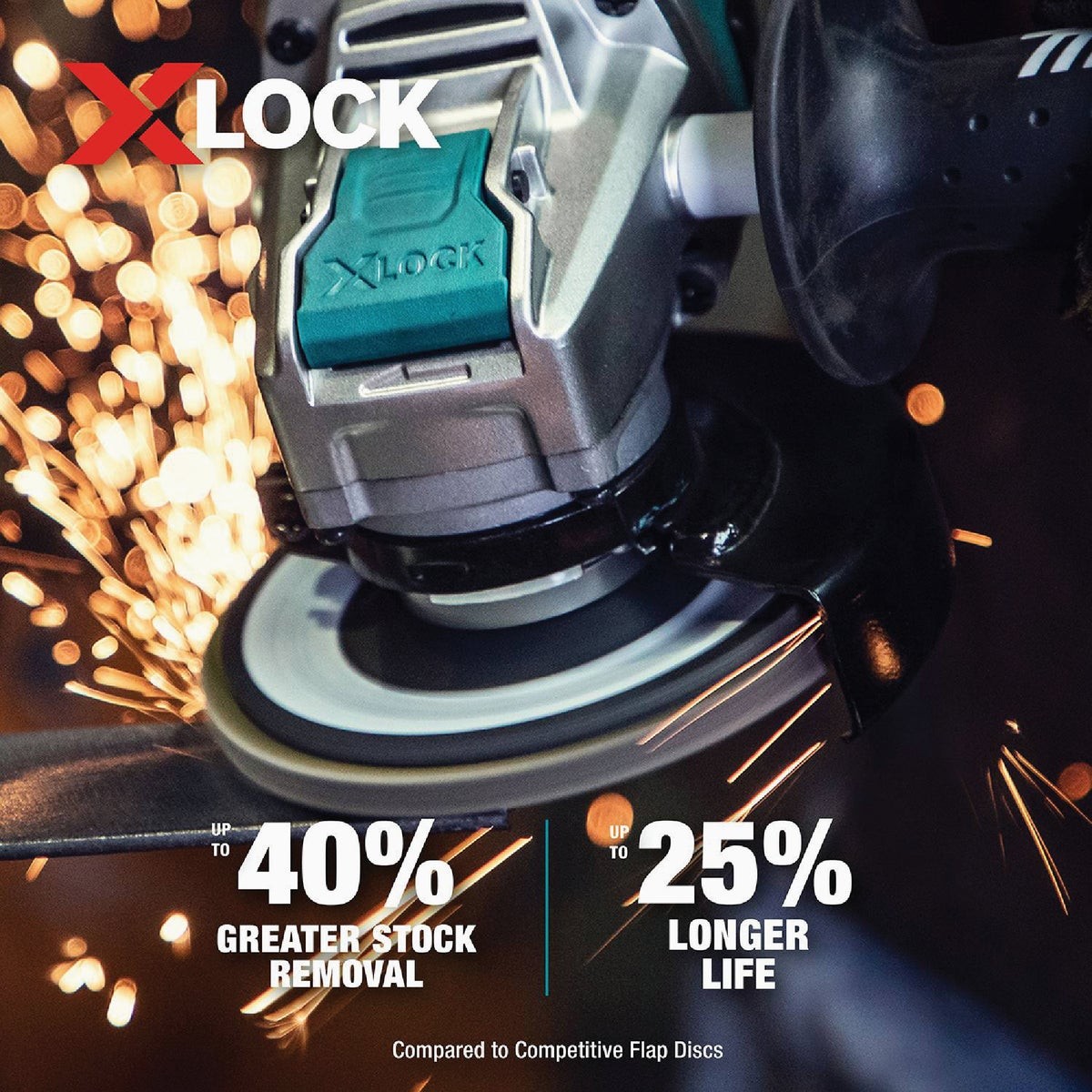 Makita X-LOCK 4-1/2 In. x 7/8 In. 60-Grit Type 29 Zirconia Angle Grinder Flap
