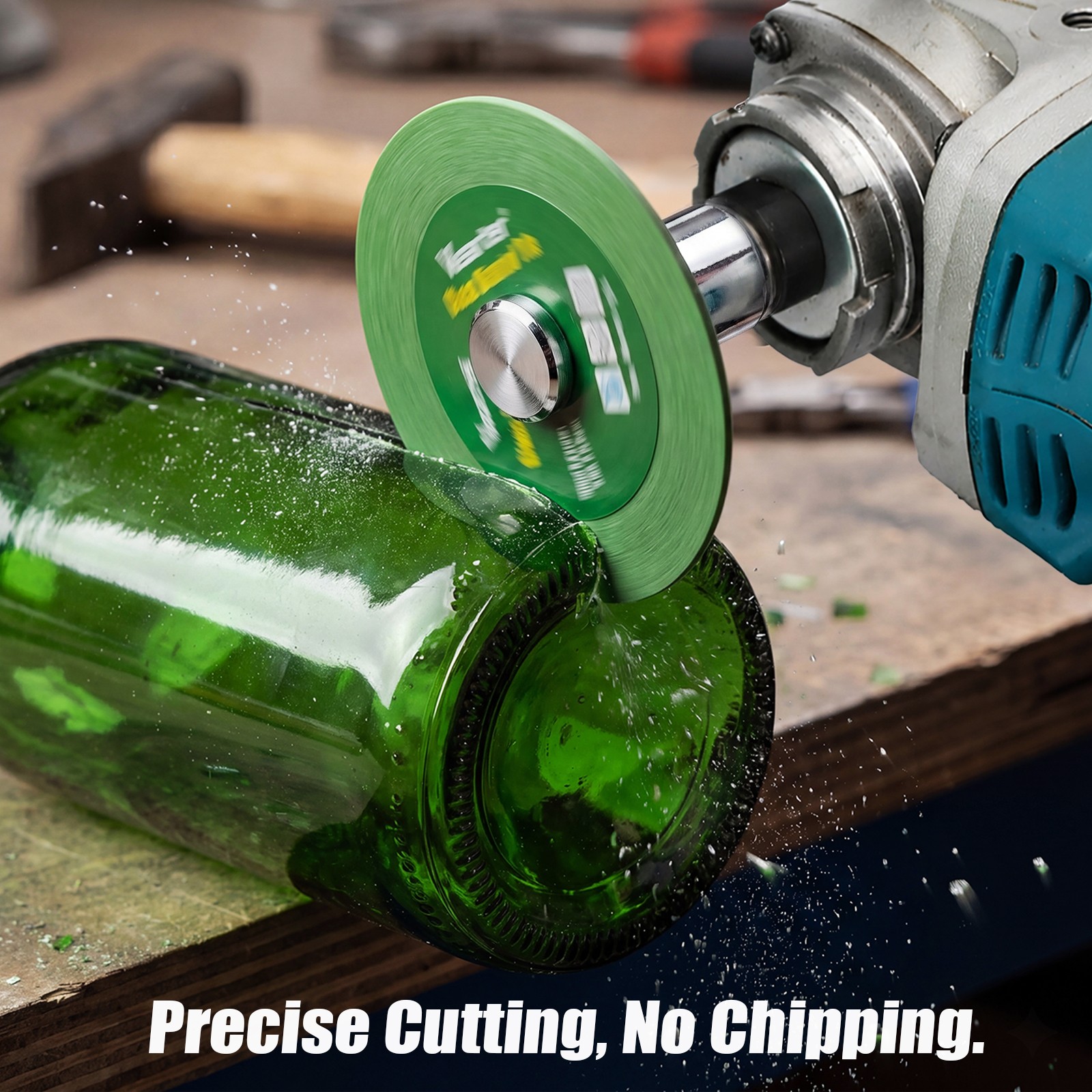 5 Pack 3″(76mm) Cut Off Wheel 5/8″-11 Threaded for Cutting of Glass & Tile
