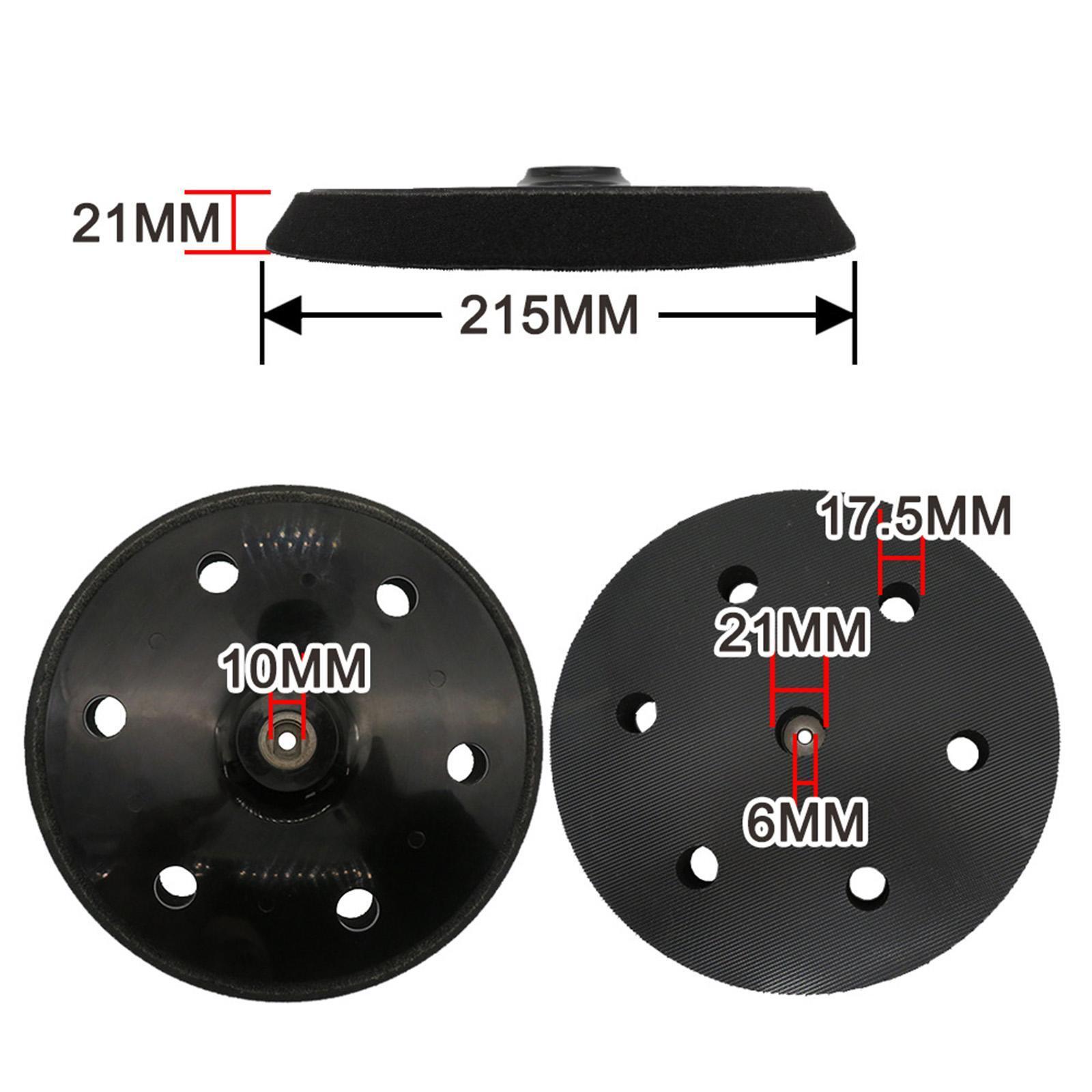 Backing Plate for Electric Grinder Wall Polishing Hook & Loop Sanding Disc
