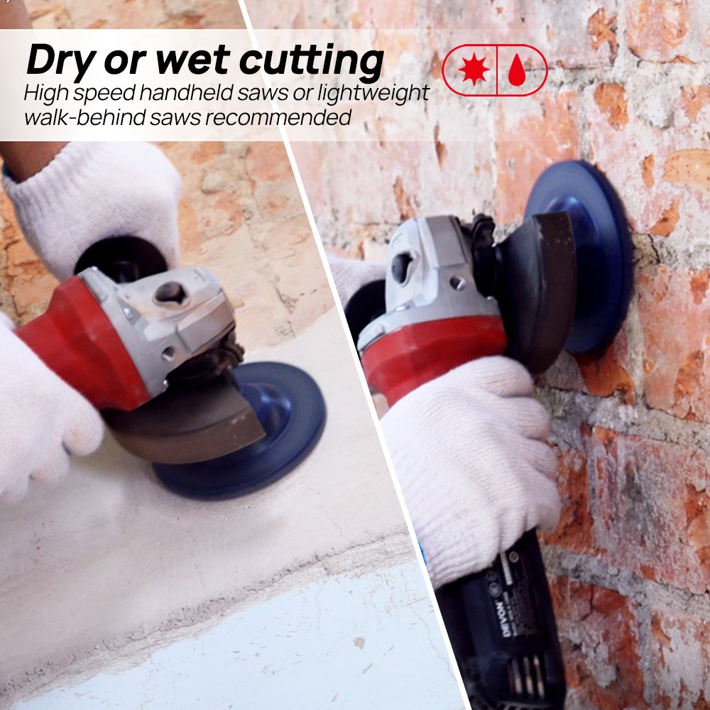 4″ – 7″ Double Row Diamond Cup Wheel Grinding Sanding Discs for Concrete Stone .