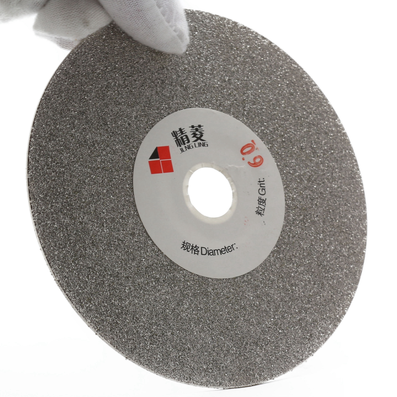4 Pcs 6″ Grit 60-600-1200-3000Grit Diamond coated Flat Lap Disc Lapidary Sanding