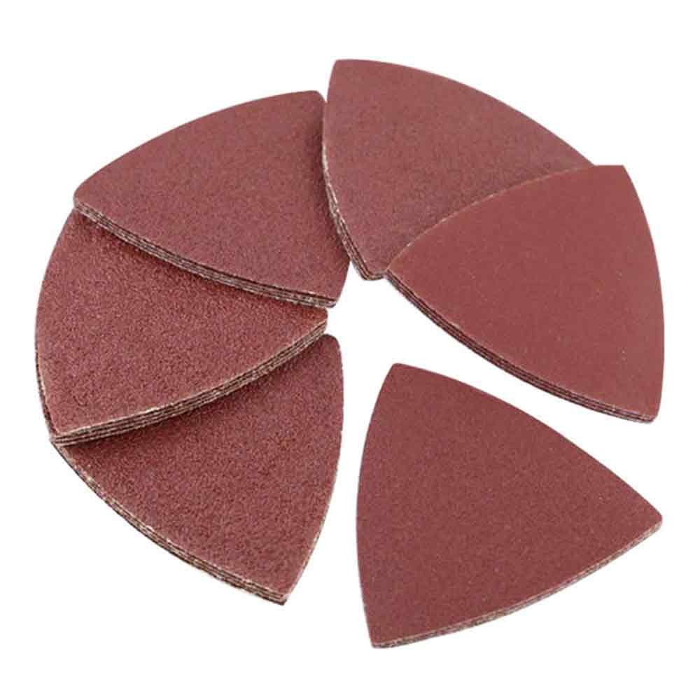 40-2000 Grit 80mm Triangular Sanding Paper Disc Pad For Oscillating Multi Tool