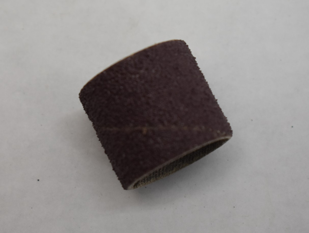 Lot of 20 Aluminum Oxide Spiral Bands No Lap Sanding Sleeves 1″ x 1″ 50-AO-RB