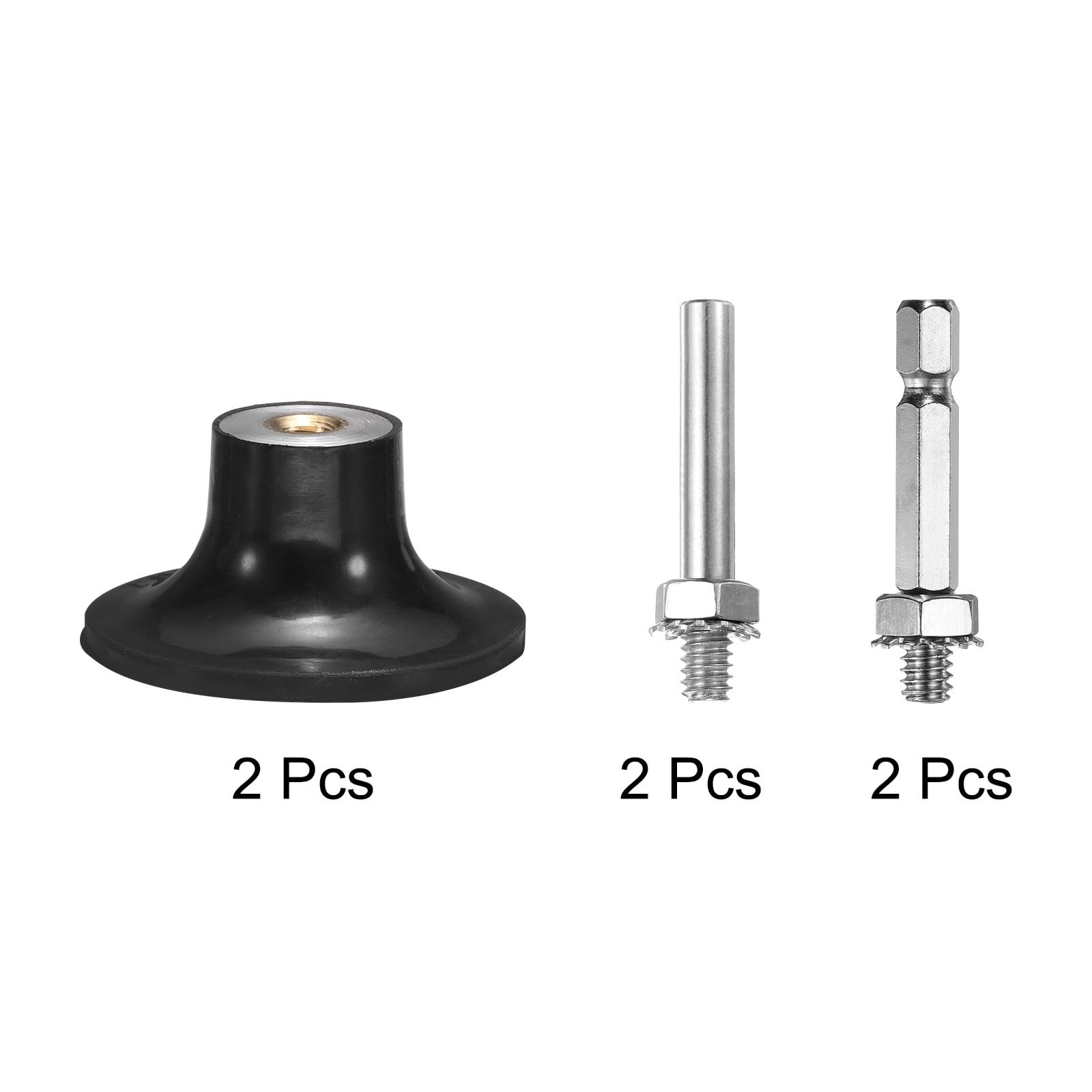 HARFINGTON 2″ Disc Pad Holder Quick Change Discs 1/4″ Shank 2 inches