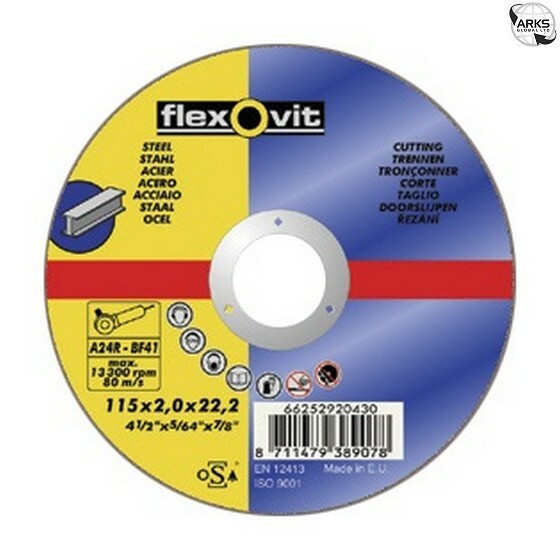 FLEXOVIT Cutting Disc – Depressed Centre – 230mm x 3.2mm 66252920437 [AU]