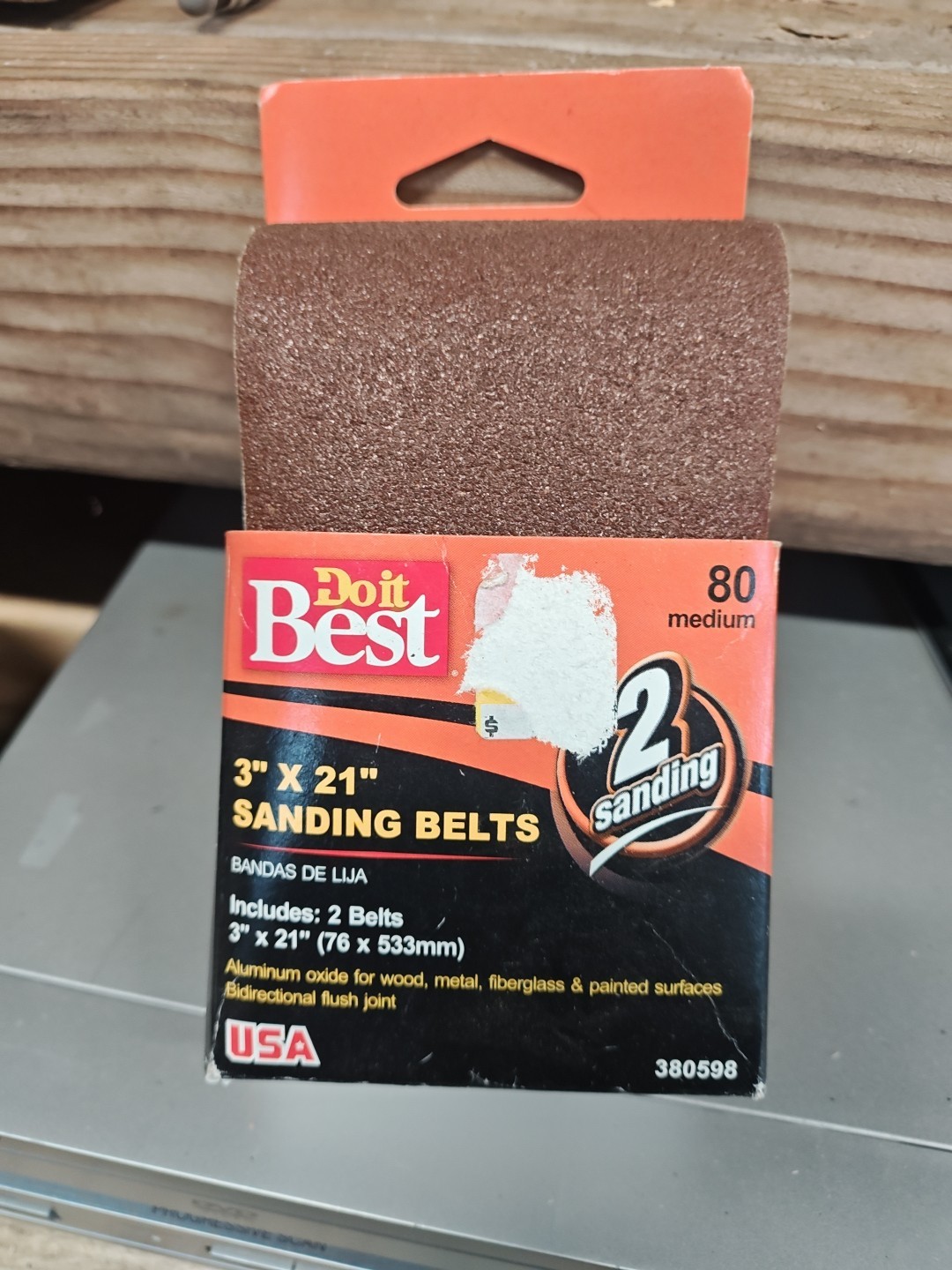 Sanding Belt 3-in X 21 In 80 Grit Medium 380598 Do It Best