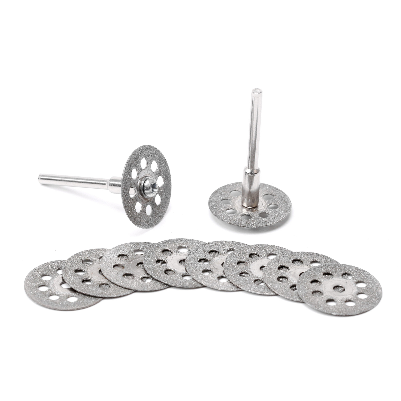 10Pcs 22mm 7/8″ inch Diamond Cutting Wheel Rotary Blades Cut-off Disc Shank 1/8″