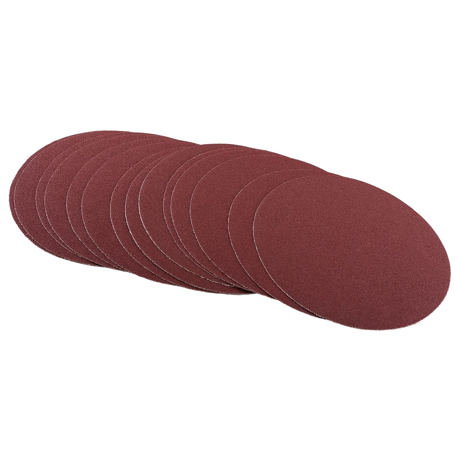 PSA Sanding Discs, 8-Inch Self Stick Adhesive Back Sandpaper, 60 Grits No-Hole A