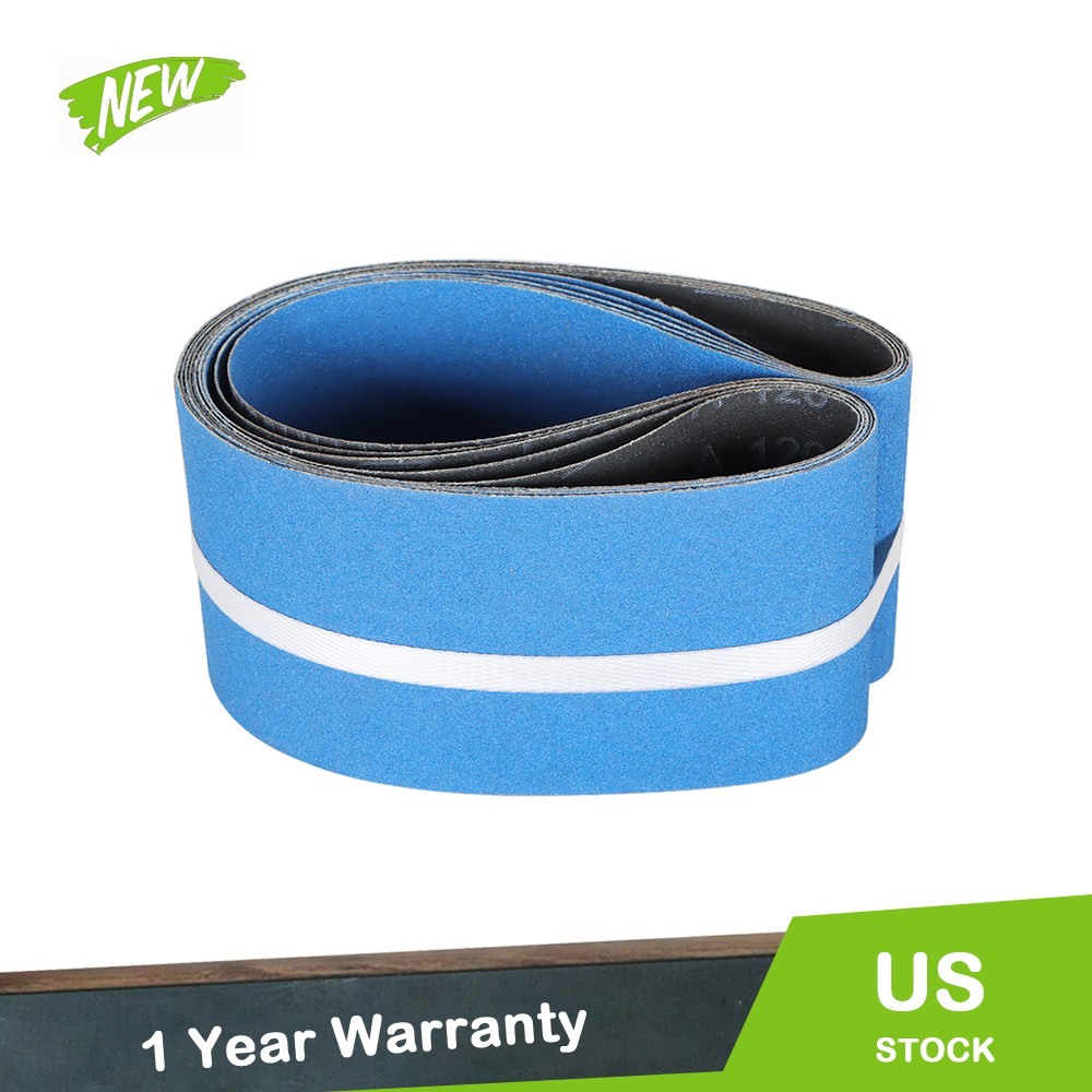 USA PREMIUM ZIRCONIA, X-WEIGHT SANDING BELTS 4″ X 36″, 5 – PACK, 120-GRIT