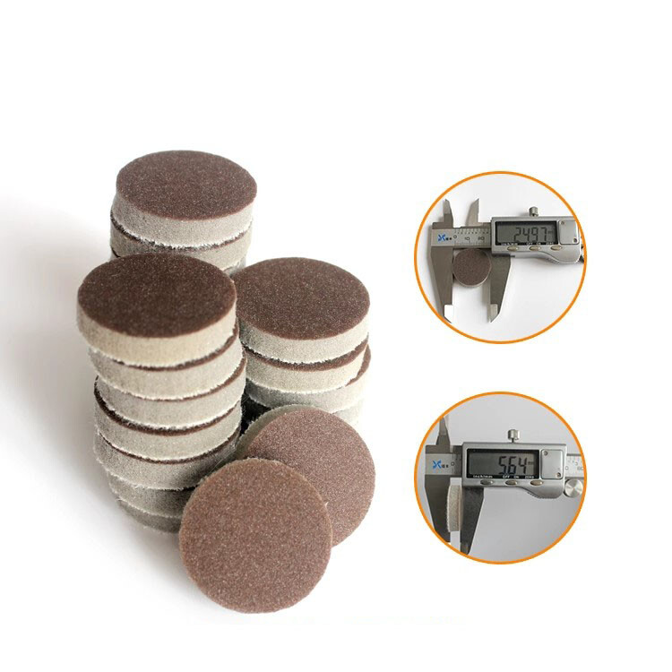 1 Inch（25mm）300 Grit – 2000 Grit Hook & Loop Sponge Sandpaper Red Sanding Discs